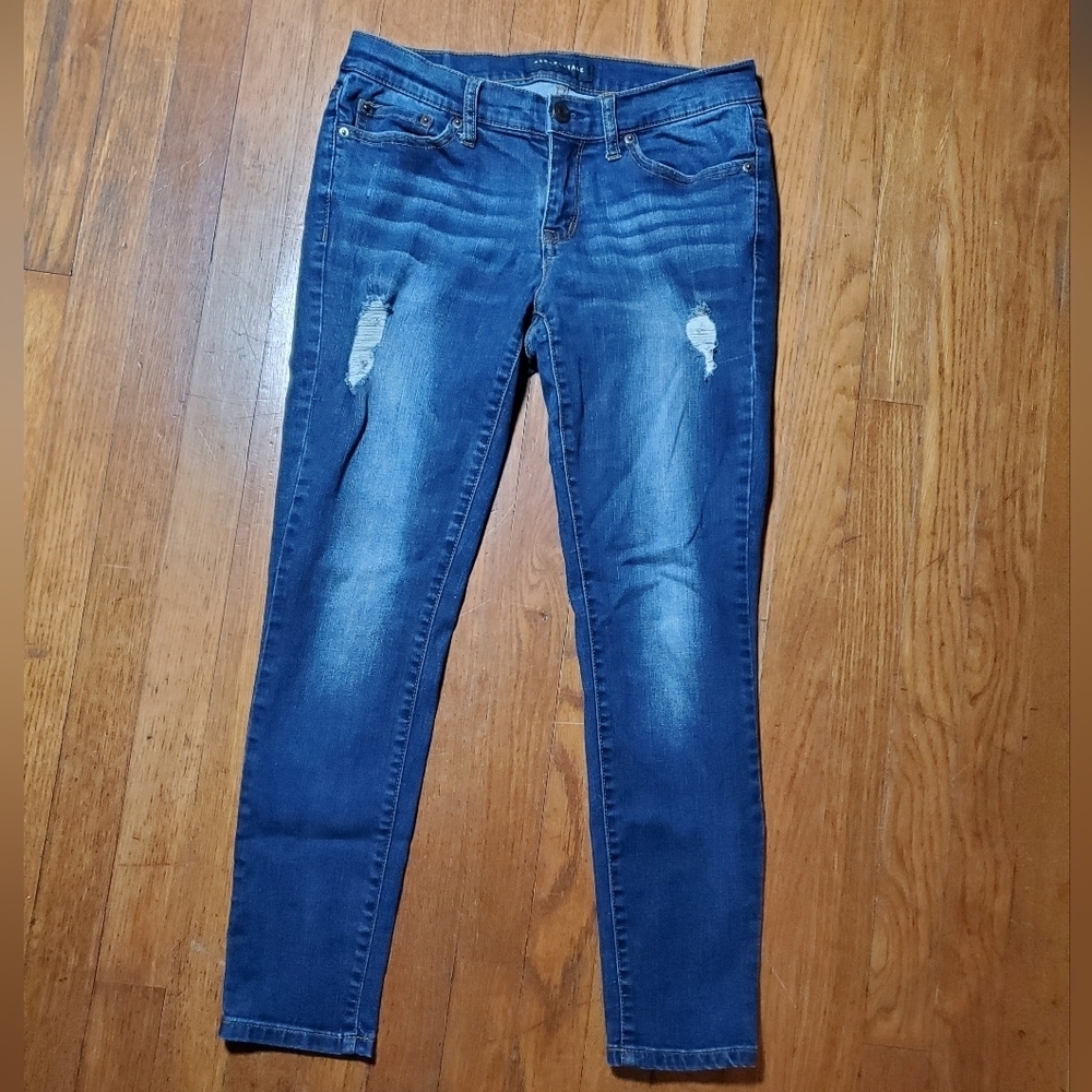 Aeropostale Short Blue Distressed Jeggings